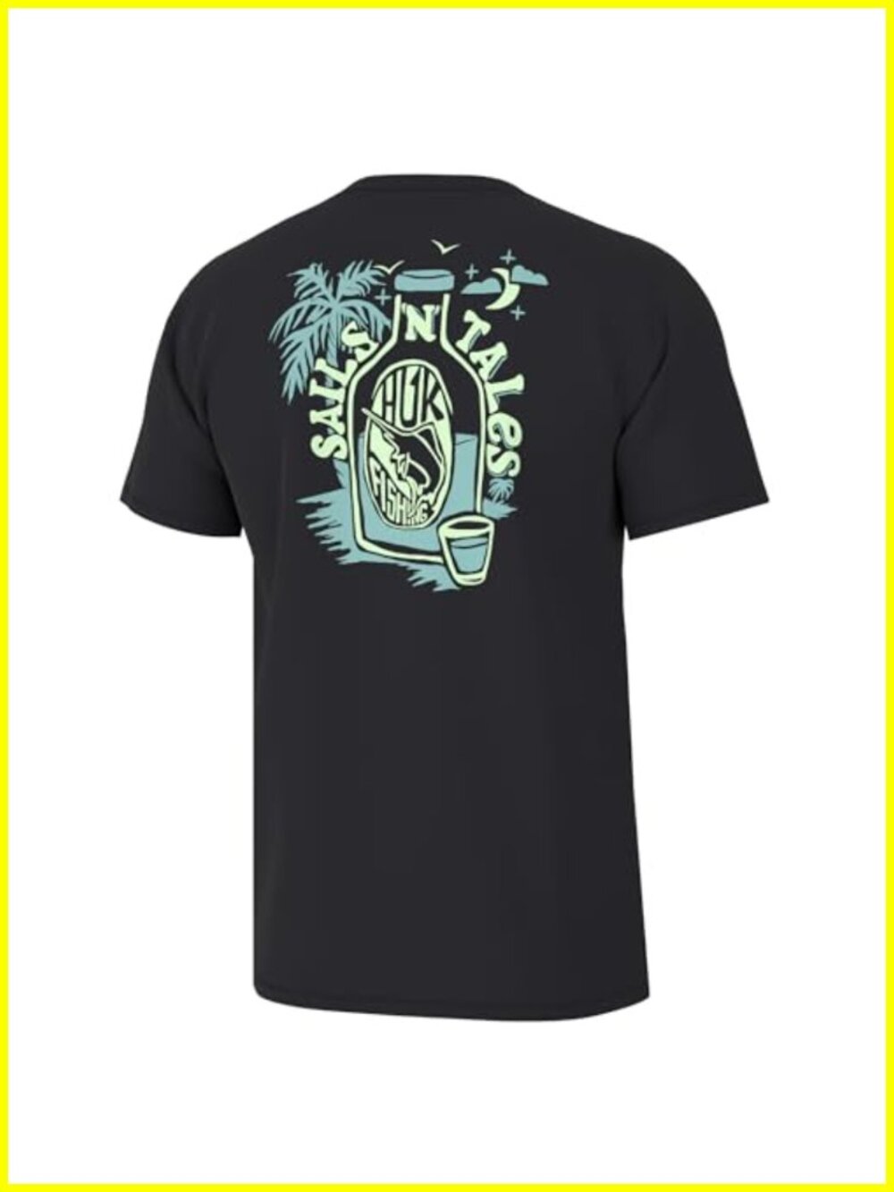 Men's Quick-Dry Fishing Graphic Tee UPF 50+ Short Sleeve